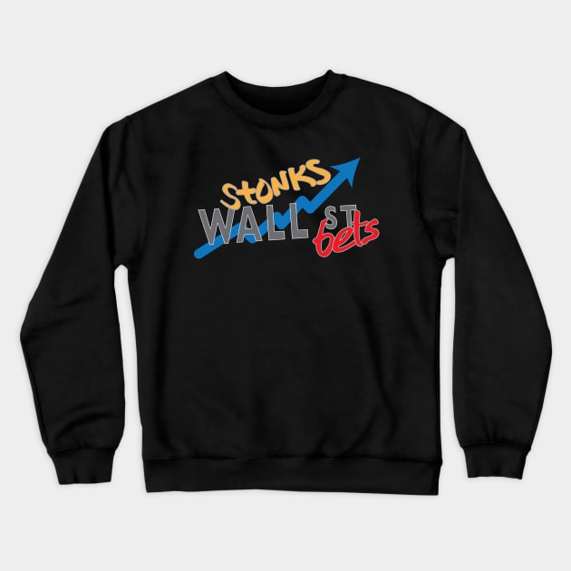 Wall Street Bets Crewneck Sweatshirt by Spirit-Dragon